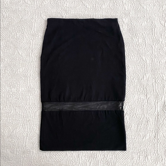 Zara Black Pencil Skirt - Picture 1 of 3
